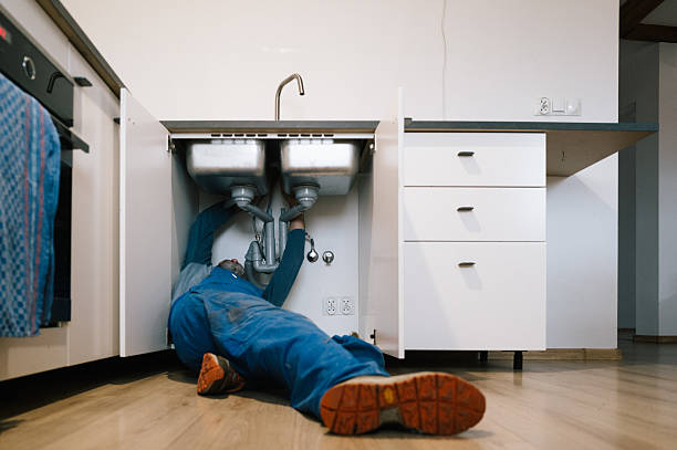 Professional Drain Cleaning technician working in Stanwood, WA